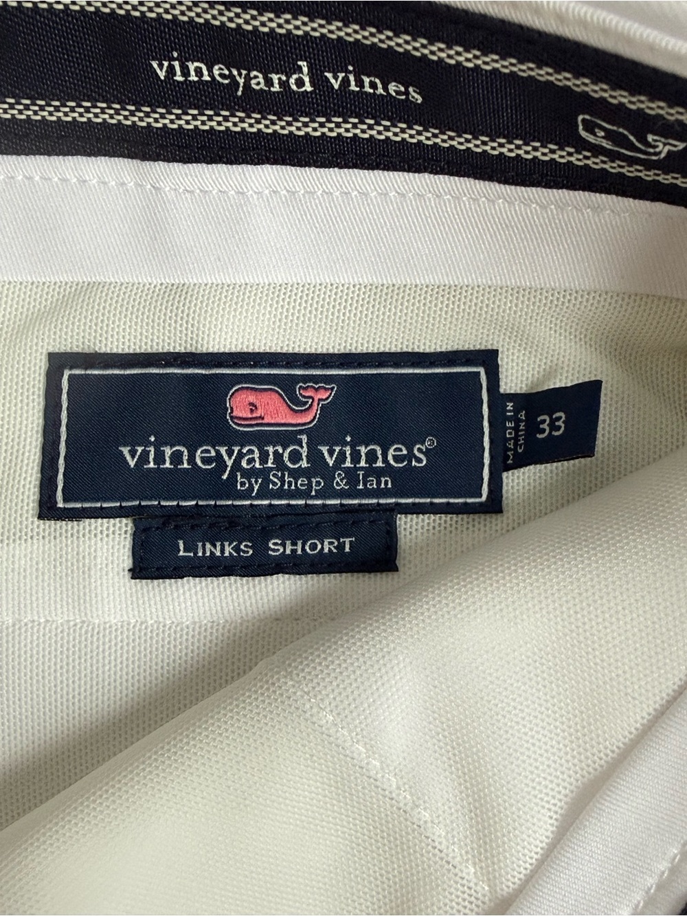 Vineyard Vines, Links Shorts - White Performance Shorts - Picture 2 of 5
